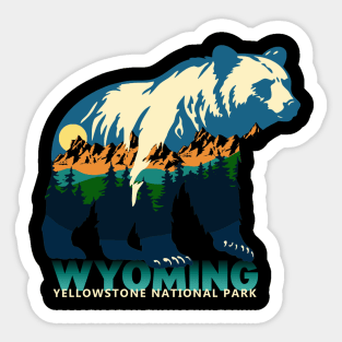 Yellowstone National Park - Bear Sticker